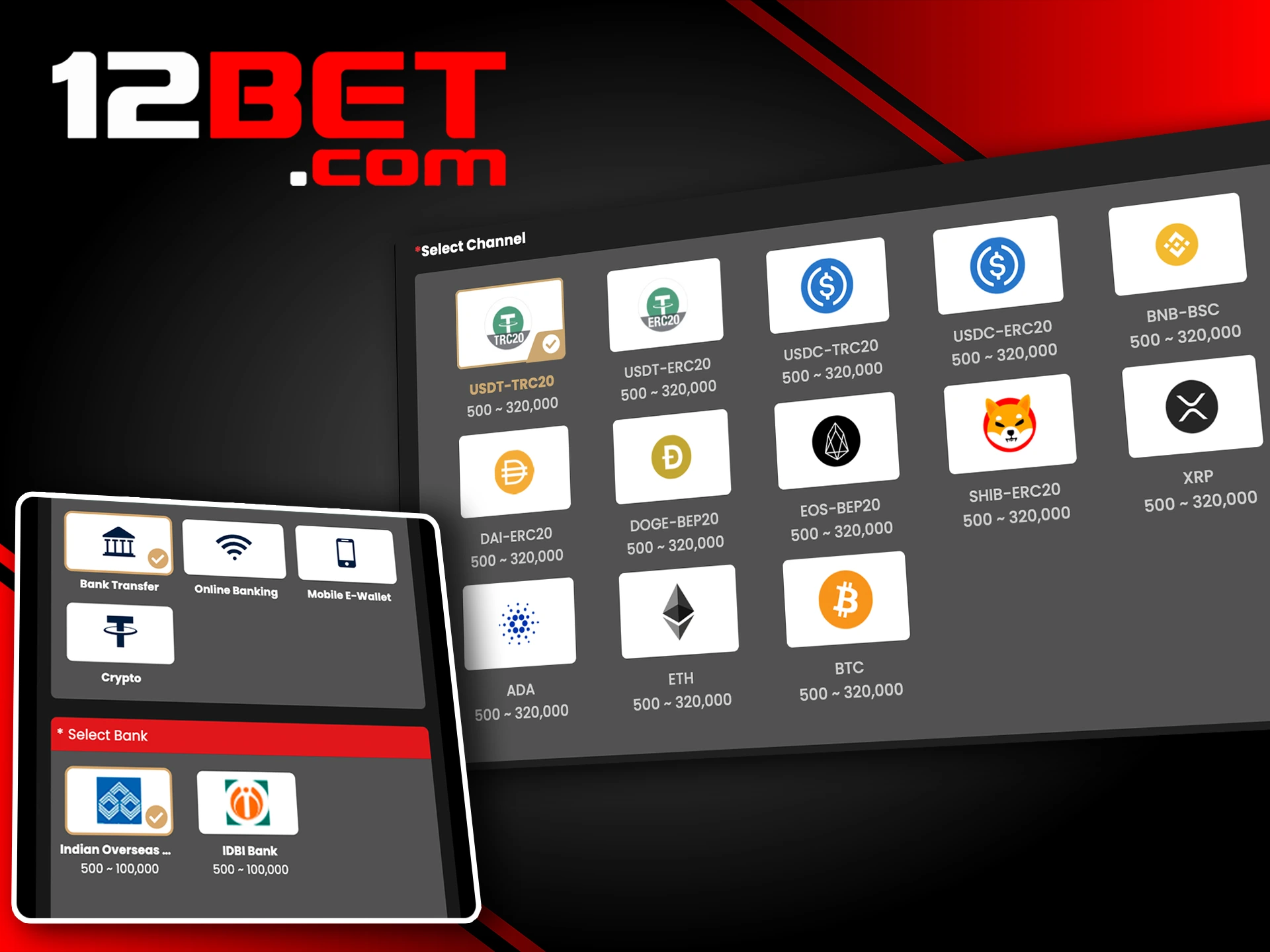 Find the right way to withdraw your winnings from 12Bet.